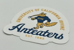 UC Irvine Vintage California Anteaters Vinyl Outdoor Indoor Laptop Sticker 3&Prime;