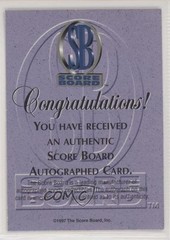 1997 Score Board Basketball Platinum 49/200 Charles Smith Rookie Auto RC 02ur