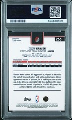 PSA 10 GEM MINT 2025 Topps Chrome #266 Yang Hansen Refractor Rookie RC