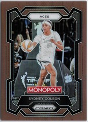 2024 Panini Prizm Monopoly WNBA #23 Sydney Colson Brown Prizms #/249