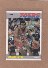 1987-88 FLEER BASKETBALL MAURICE CHEEKS #20 76ERS NM/NMMT *A51791