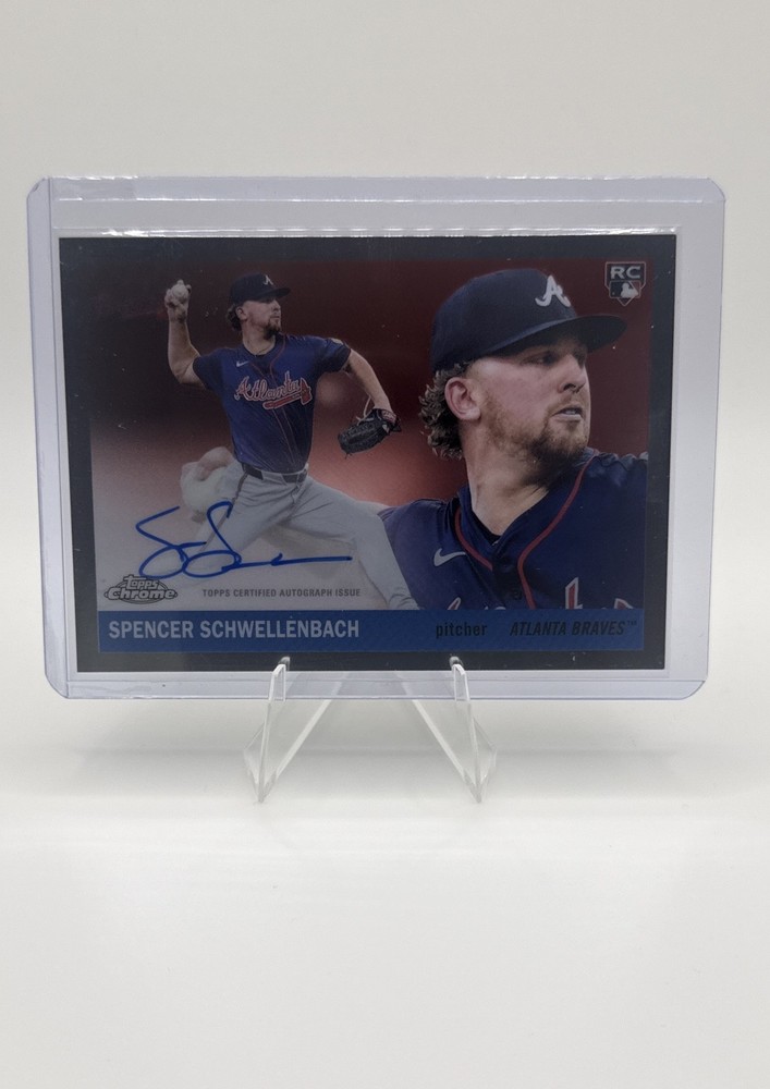 2025 Topps Chrome Platinum – Autographs Spencer Schwellenbach #CPA-SSC (AU, RC)