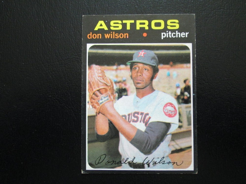 DON WILSON 1971 TOPPS BASEBALL CARD # 484