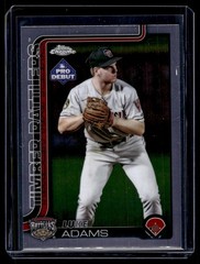 2025 Topps Pro Debut Chrome Luke Adams Wisconsin Timber Rattlers #PDC-69