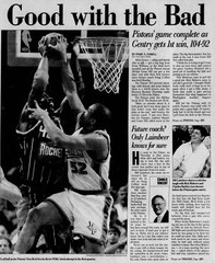 G Hill 24pt Dumars 16pt 10ast Charles Barkley 26pt 10reb Ticket Stub 2-5-1998