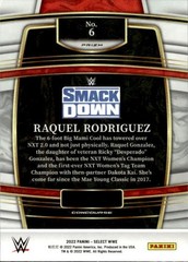 2022 Panini Select WWE Purple & Orange #6 Raquel Rodriguez