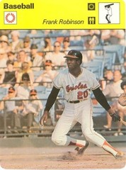 FRANK ROBINSON 1979 Sportscaster #59-20 (HI Number) – BALTIMORE ORIOLES