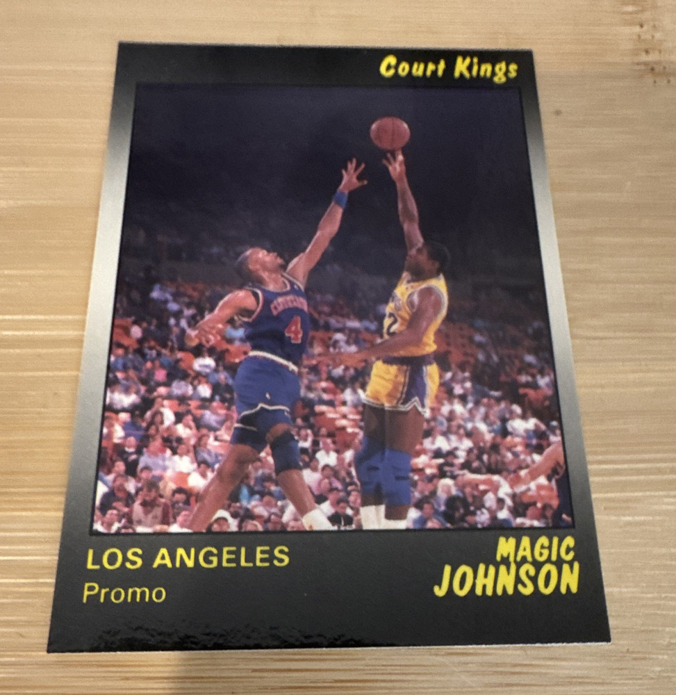Star 1990-91 Court Kings Promos Magic Johnson Los Angeles Lakers /400
