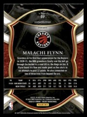 2020 Select #89 Malachi Flynn Rookie Raptors BLUE PINK WHITE CRACKED ICE