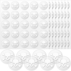 Helmet Stickers Football Baseball Helmet Decals 1-1/8 Inch Vinyl Sports Football