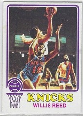 1973-74 TOPPS WILLIS REED CARD (KNICKS) #105