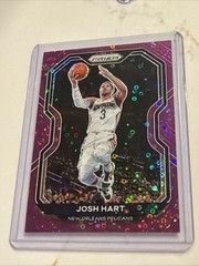 Josh Hart 2020-21 Panini Prizm #22 Fast Break Purple Prizm 74/75 Pelicans-NBA