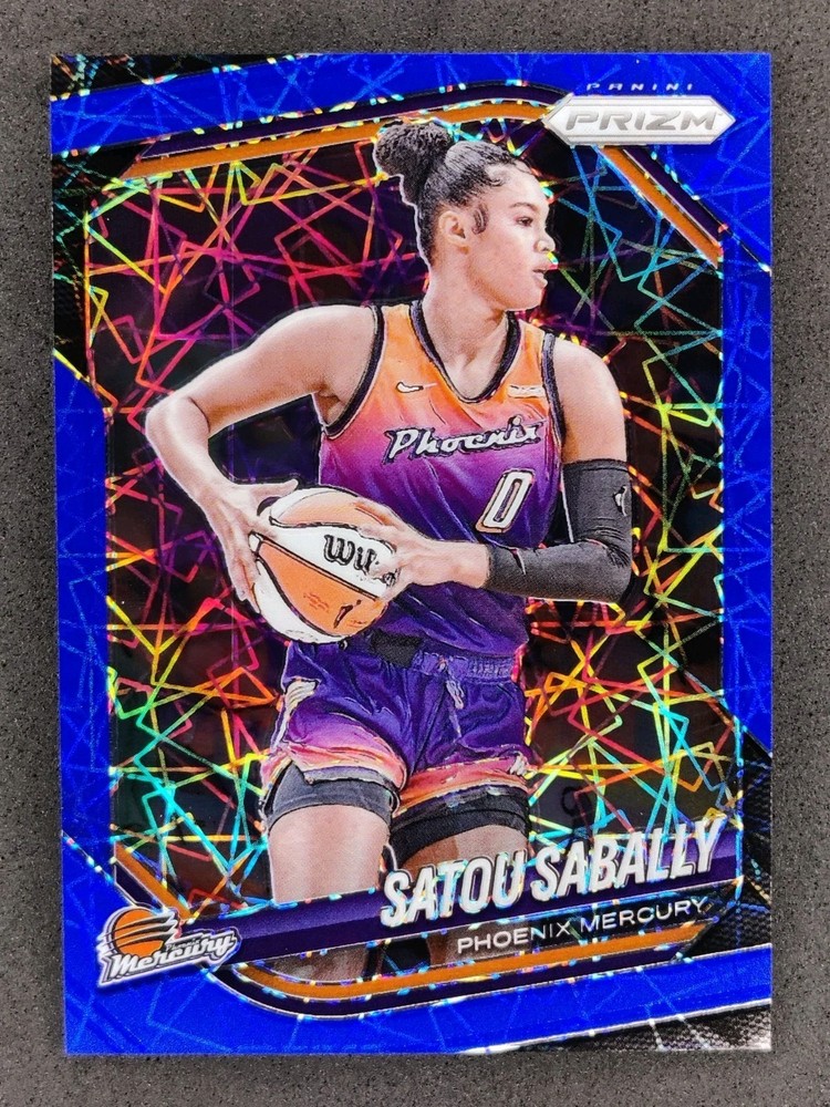 2025 Panini WNBA Prizm SATOU SABALLY Blue Velocity Prizm #4 Phoenix Mercury (B)