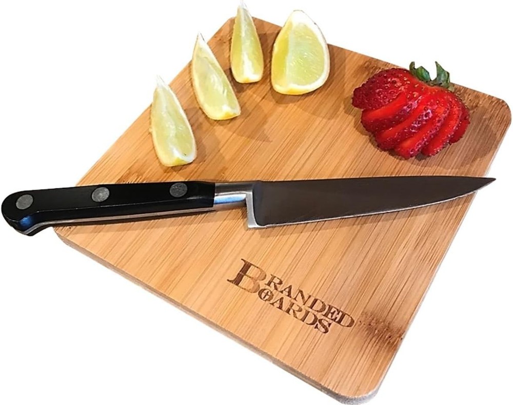 Small Mini All Natural Bamboo Cutting Board, Great for Apartments RV&rsquo;s 1 Pack