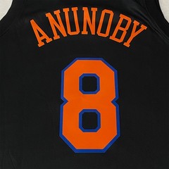 OG Anunoby #8 Heat Press Black Jersey. Custom. Men&rsquo;s Sizes S–2XL