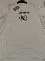 Nike Jordan NCAA Marquette Golden Eagles Player Issue SS Shooter Tee L HM2103
