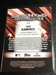 2026 Topps Finest Baseball Jose Ramirez Smashing Through Guardians #S-13