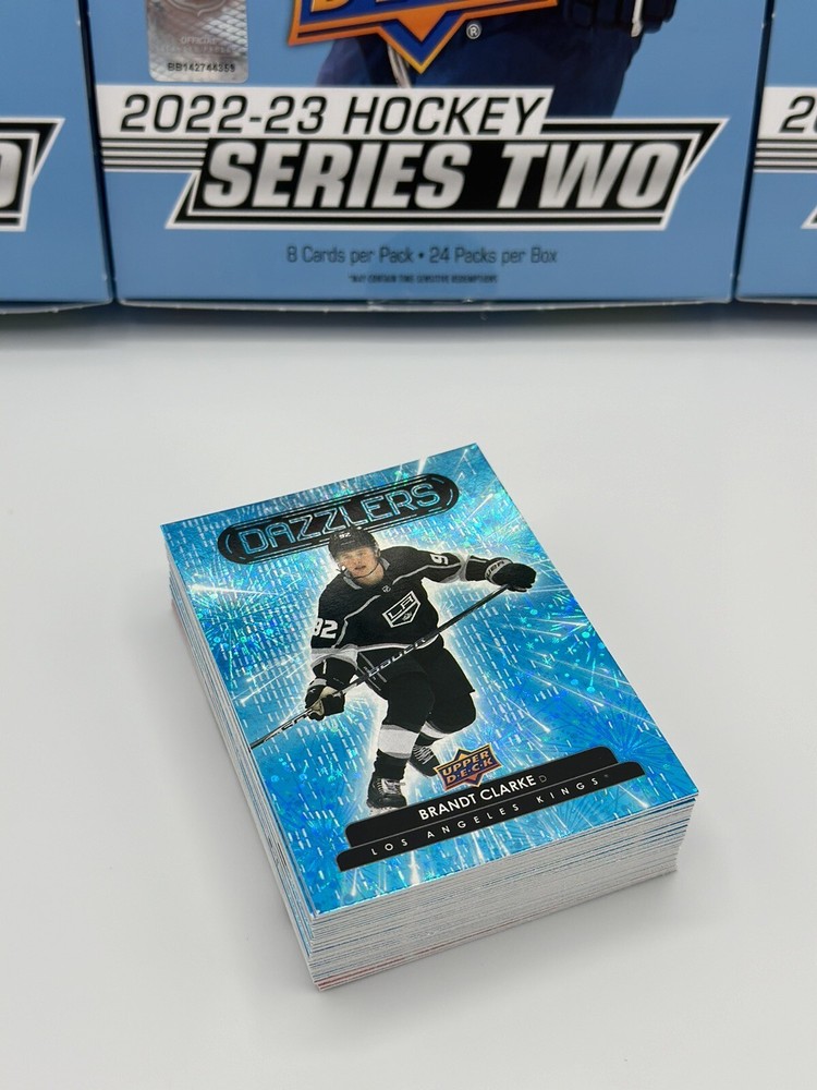 2022-23 Upper Deck Series 2 Blue & Pink Dazzlers – Complete Your Set, You Pick!