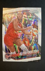 2025 Panini Prizm WNBA – Aliyah Boston #75 White Seismic Prizm