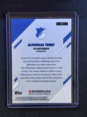 2025-26 TOPPS CHROME BUNDESLIGA BAZOUMANA TOURE SAPPHIRE GREEN ROOKIE /99