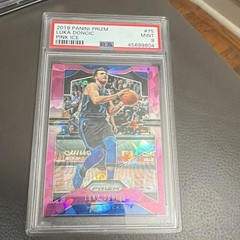 Panini 2019-20 Prizm Luka Doncic Mavericks #75 Pink Ice Prizm PSA 9