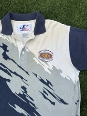 Vintage 1996 Dallas Cowboys Super Bowl XXX NFL Football Polo Shirt Size XL