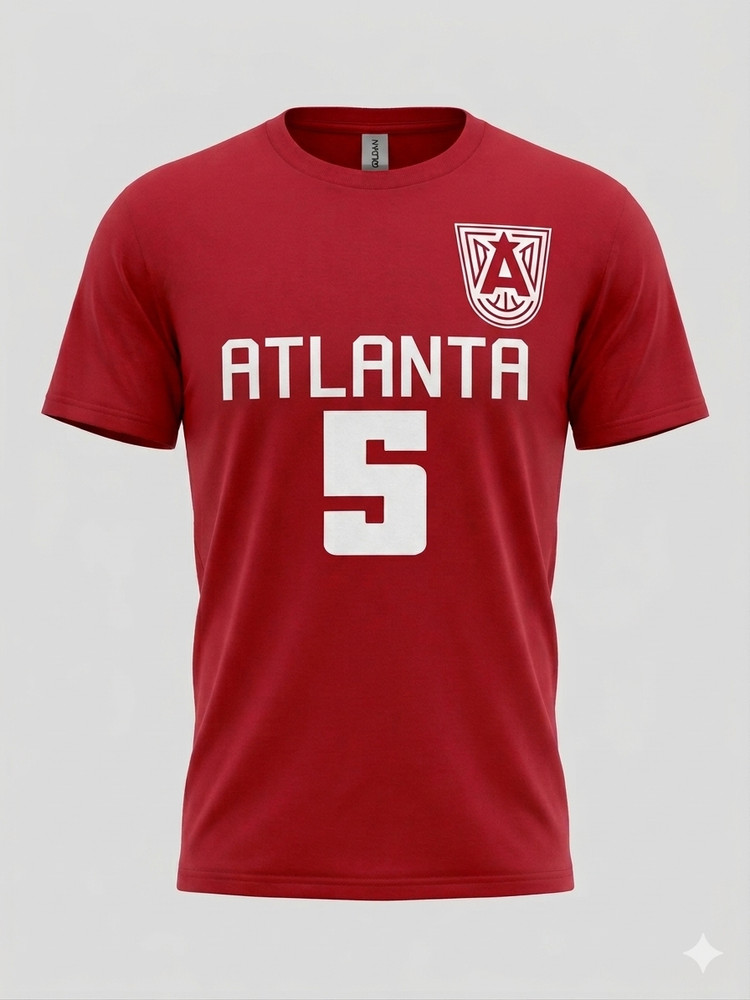 Angel Reese Atlanta Dream T-Shirt White / Red #5 Small-4XL