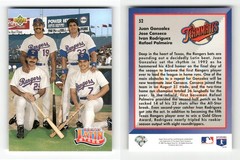 1993 Upper Deck Latin Stars JUAN GONZALEZ/JOSE CANSECO/IVAN RODRIGUEZ/RAFAEL PAL