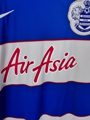 QPR Shirt Men Large Blue White Home 2015-16 Nike Queens Park Rangers Colourblock