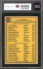 1974 TOPPS OPC O-PEE-CHEE #206 Jim Palmer Tom Seaver KSA 9.5 NGM 1973 NL Leaders