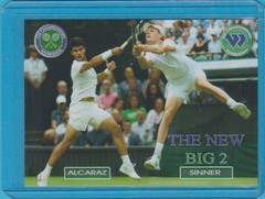 1/1 CARLOS ALCARAZ batch inc PSA 10 + #2/3 AUTO +JANNIK SINNER LEAF/TOPPS CHROME