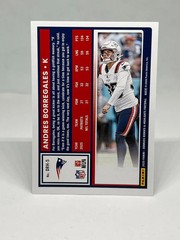 Andres Borregales 2025 Donruss Rookies & Highlights Green /5 Patriots #DRH-5