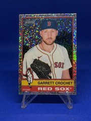2025 Topps Heritage – Garrett Crochet #267 Chrome Silver Sparkle Refractor
