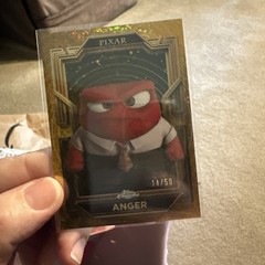 2025 Topps Pixar Chrome Anger #59 Wave /50 Gold