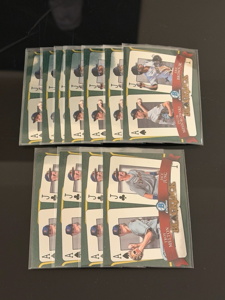 2022 Bowman Draft BLACKJACK Chrome Insert Singles YOU PICK + 2 Card Min Plz READ
