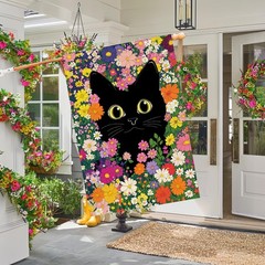 Baccessor Spring Summer Cat House Size(28 x 40 Inch), Funny Black