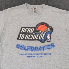 Vintage NBA Read To Achieve T Shirt Fruit of The Loom Short Sleeve Men Large