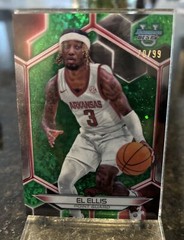 2023-24 Bowman University Best #6 El Ellis Green Mini Diamond Refractor #d /99
