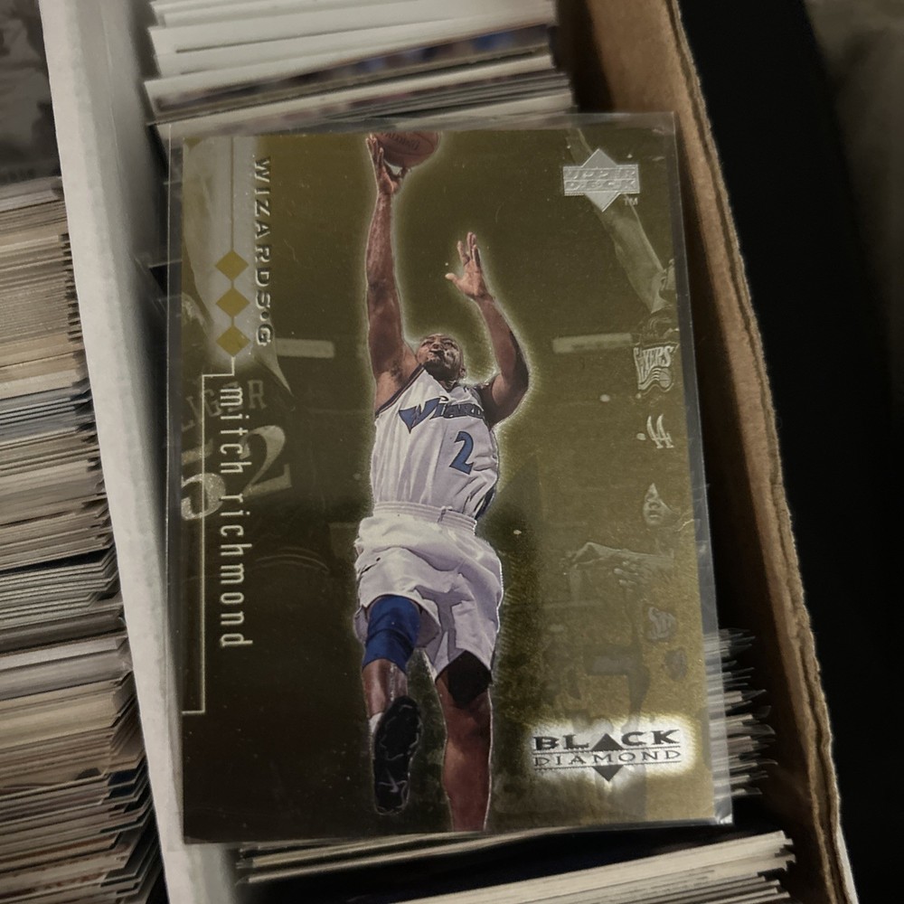 1998-99 Upper Deck Black Diamond Mitch Richmond Card-#/1500