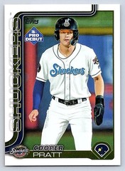 COOPER PRATT SHUCKERS 2025 TOPPS PRO DEBUT #PD-5
