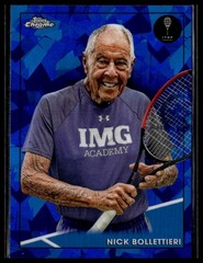 2021 Topps Chrome Sapphire Edition Tennis 7 Nick Bollettieri RC