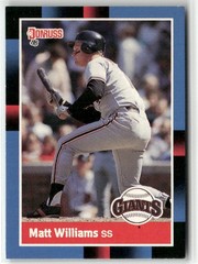 1988 DONRUSS #628 MATT WILLIAMS SAN FRANCISCO GIANTS RC