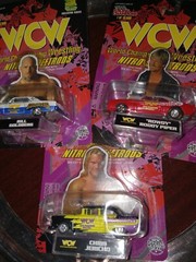 WCW NWO Nitro Streetrods LOT Limited Edition Roddy Piper. GOLDBERG. Jericho