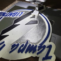 Rare Tampa Bay Lightning Custom Bespoke Handmade Shorts Big Logo AOP Mens Large