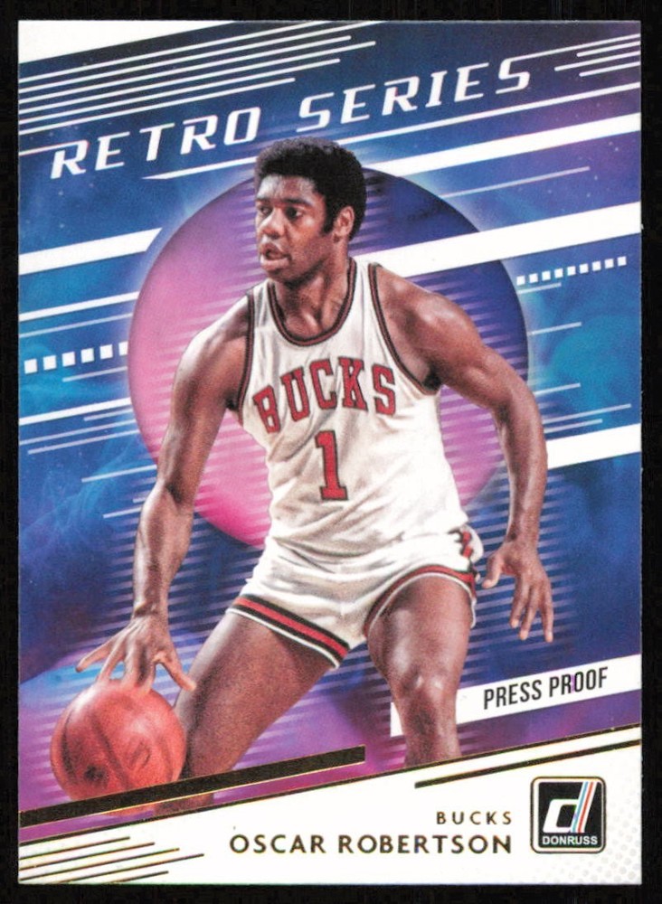 2020-21 Donruss Retro Series Oscar Robertson Milwaukee Bucks #19