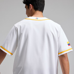 NIKE COLOMBIA World Baseball Classic WBC 2026 WHITE LOOSE FIT BLANCA JERSEY