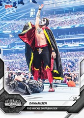 2026 Topps Now WWE WrestleMania Vegas DANHAUSEN Five-Knuckle Shuffle #50 PR:3759