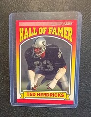 lot of 9 1990 Hall of Famer Football Trading Cards