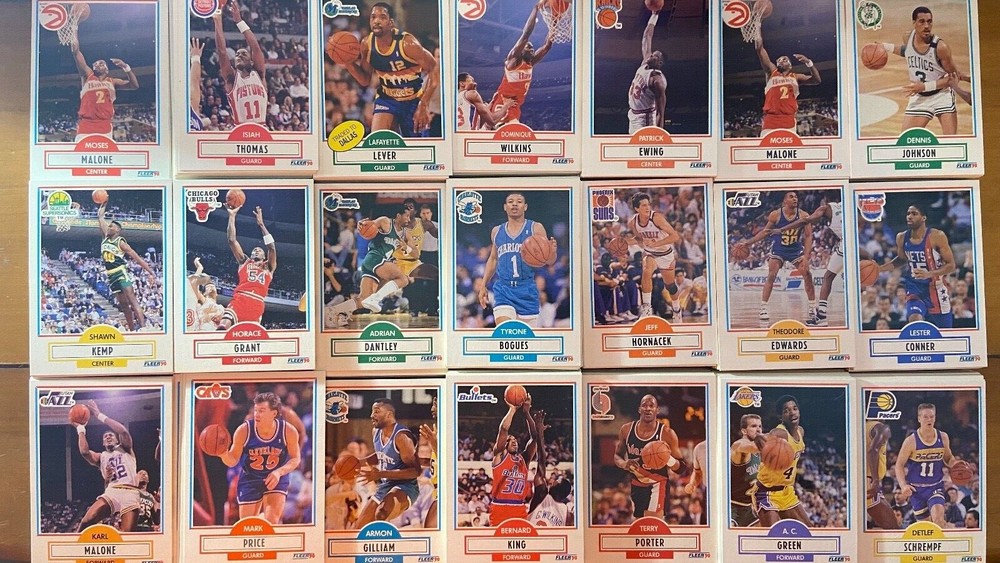 UP TO 80% OFF 1990-91 Fleer Basketball Cards #1-198 Pick Your Cards SEE DESCRIPT