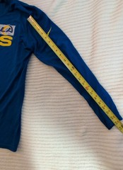 NIKE NFL Los Angeles Rams Dri-FIT Long Sleeve Shirt Blue/Yellow Size Men&rsquo;s L